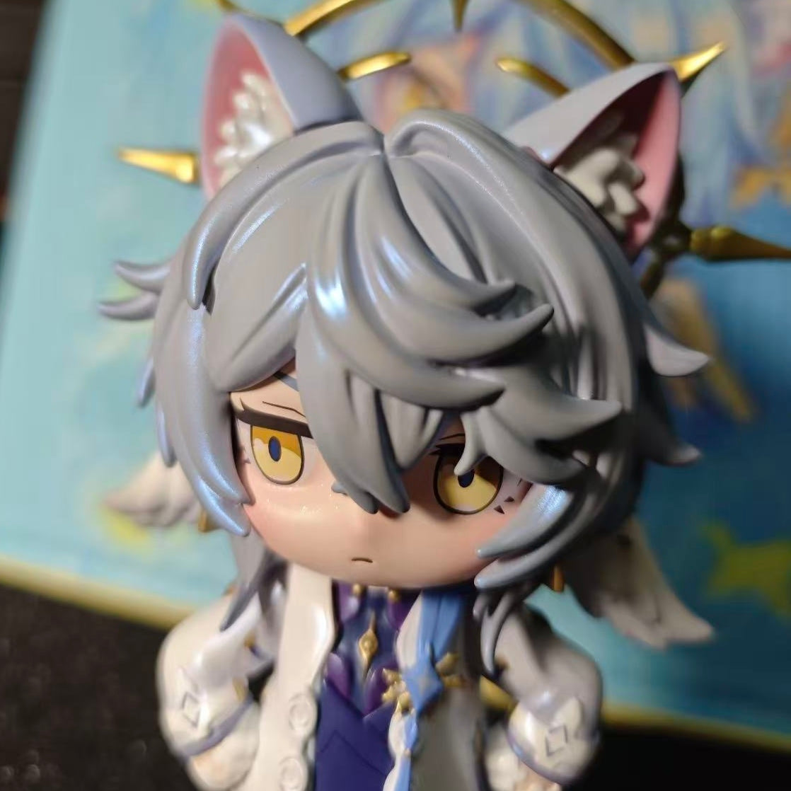 Muyo House Fanmade Fanart Blue Hair With Wings & a tail 16CM Action Figure