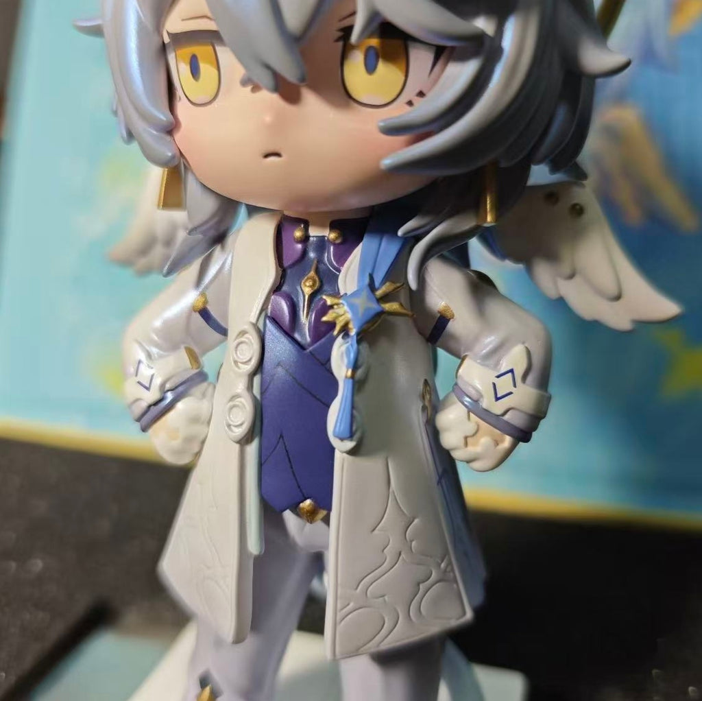 Muyo House Fanmade Fanart Blue Hair With Wings & a tail 16CM Action Figure
