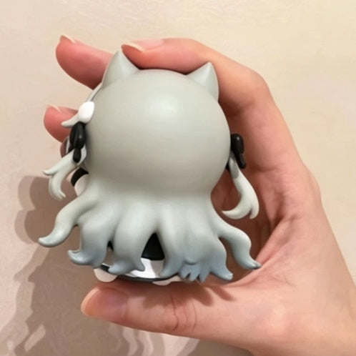 Muyo House Fanmade Fanart  Gray Hair, Wearing a Bow Headband Action Figure