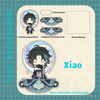 Muyo House Fanmade Acrylic Standee Wobbler  Keychain